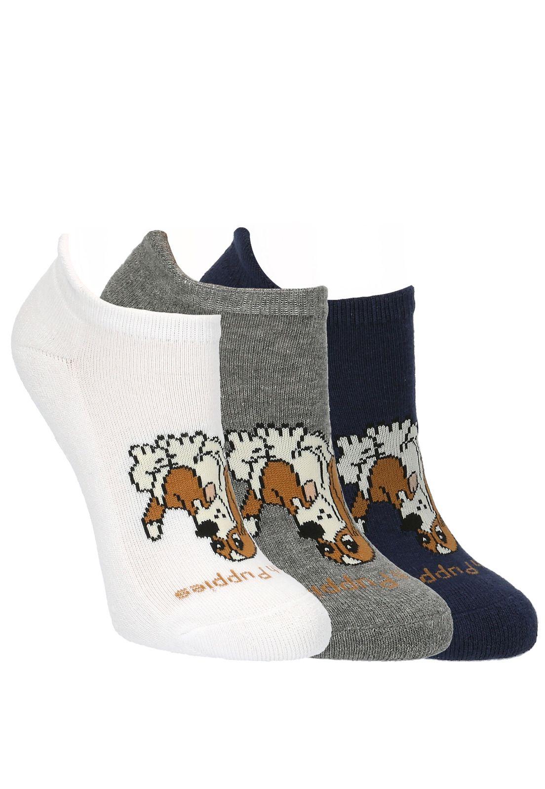 Pack Calcetín Algodón Niño Dog Multi-0