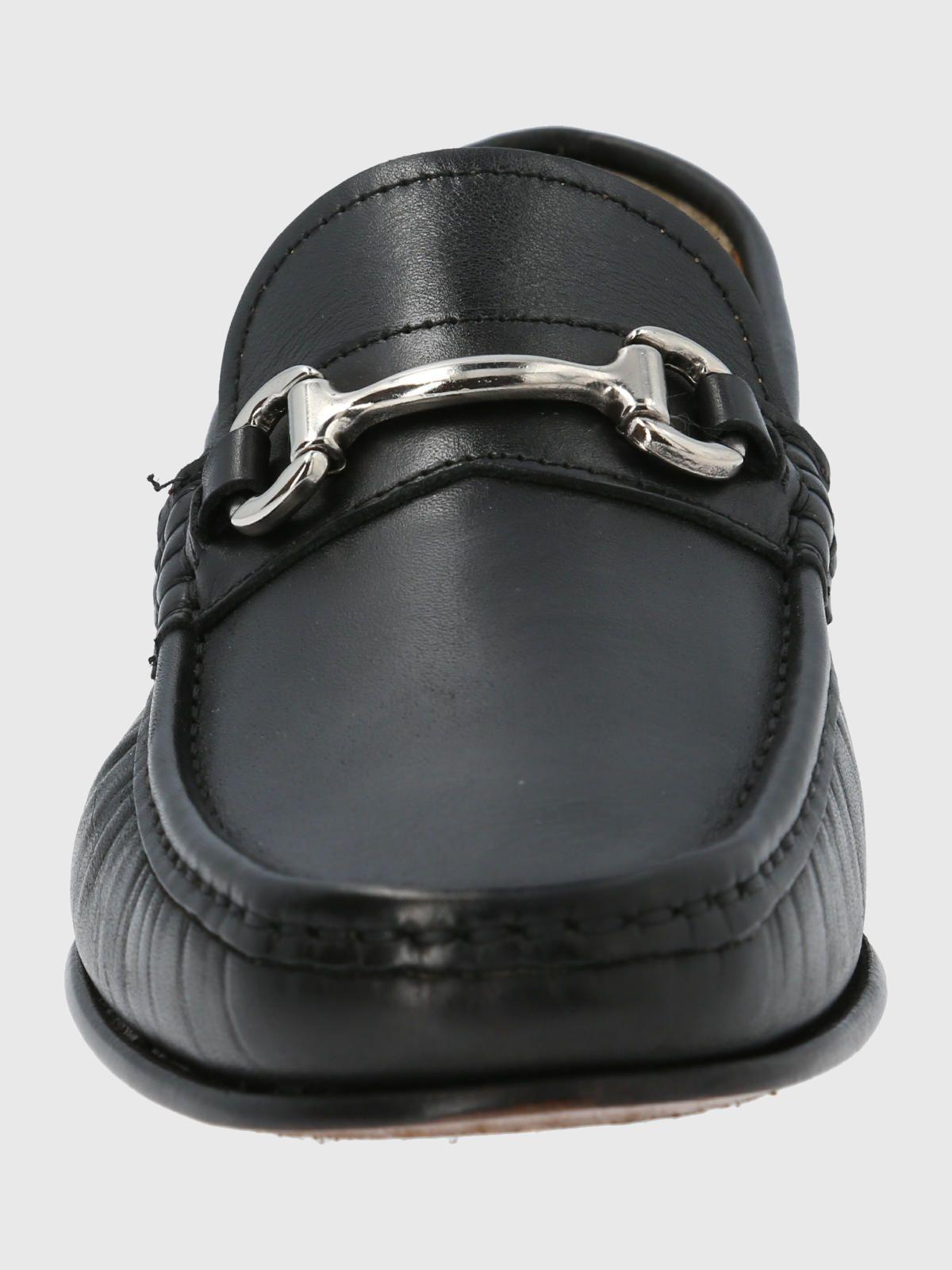 Mocasín Cuero Hombre Spello Negro-3