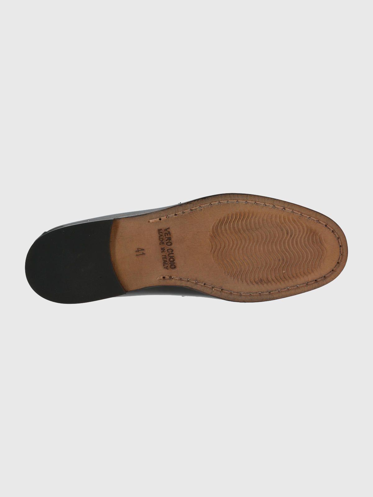 Mocasín Cuero Hombre Spello Negro-7
