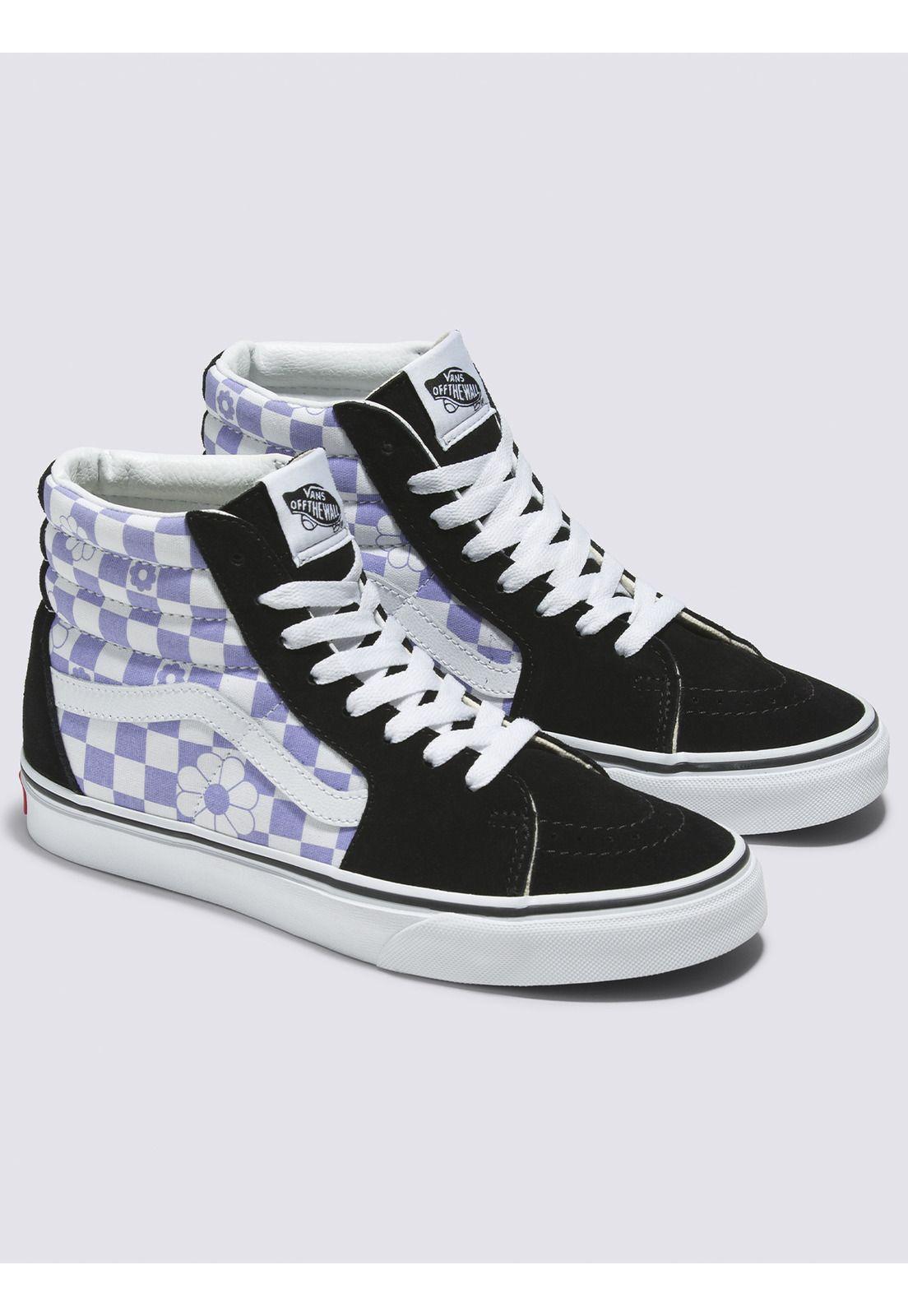 Zapatilla Con Caña Sk8-Hi Morado Unisex-0