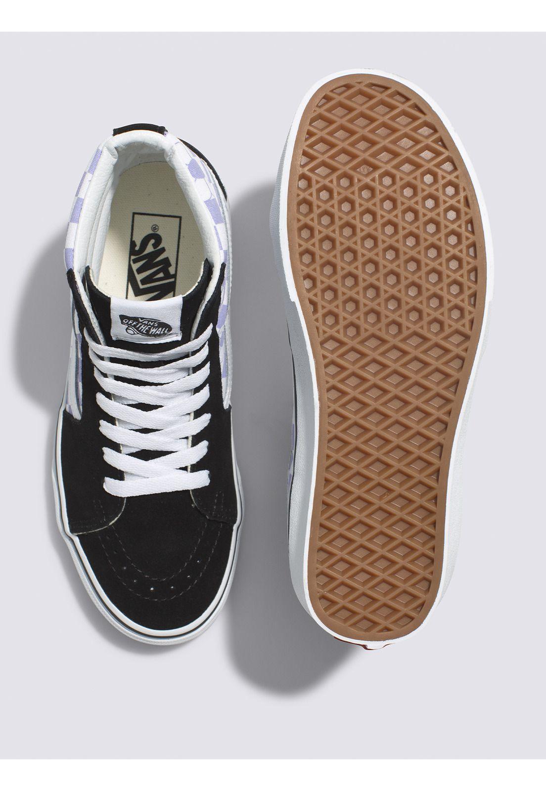 Zapatilla Con Caña Sk8-Hi Morado Unisex-1