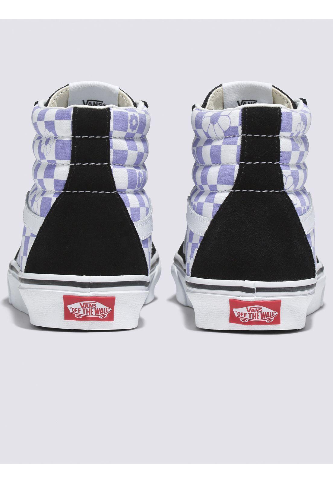 Zapatilla Con Caña Sk8-Hi Morado Unisex-4