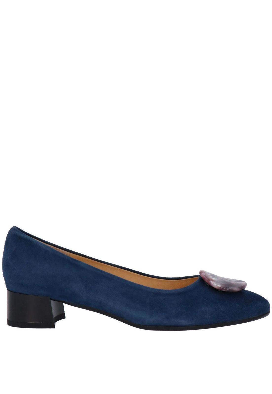 Zapato Mujer Cuero Aina Azul-1