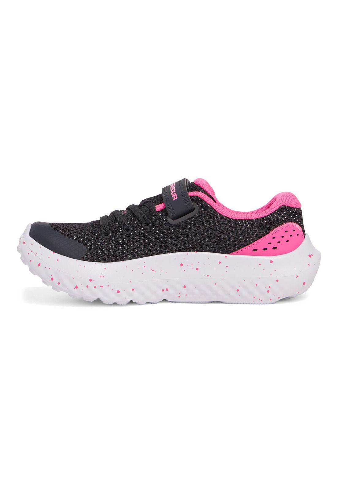 Zapatillas run Surge 4 ac para niñas Negro-1
