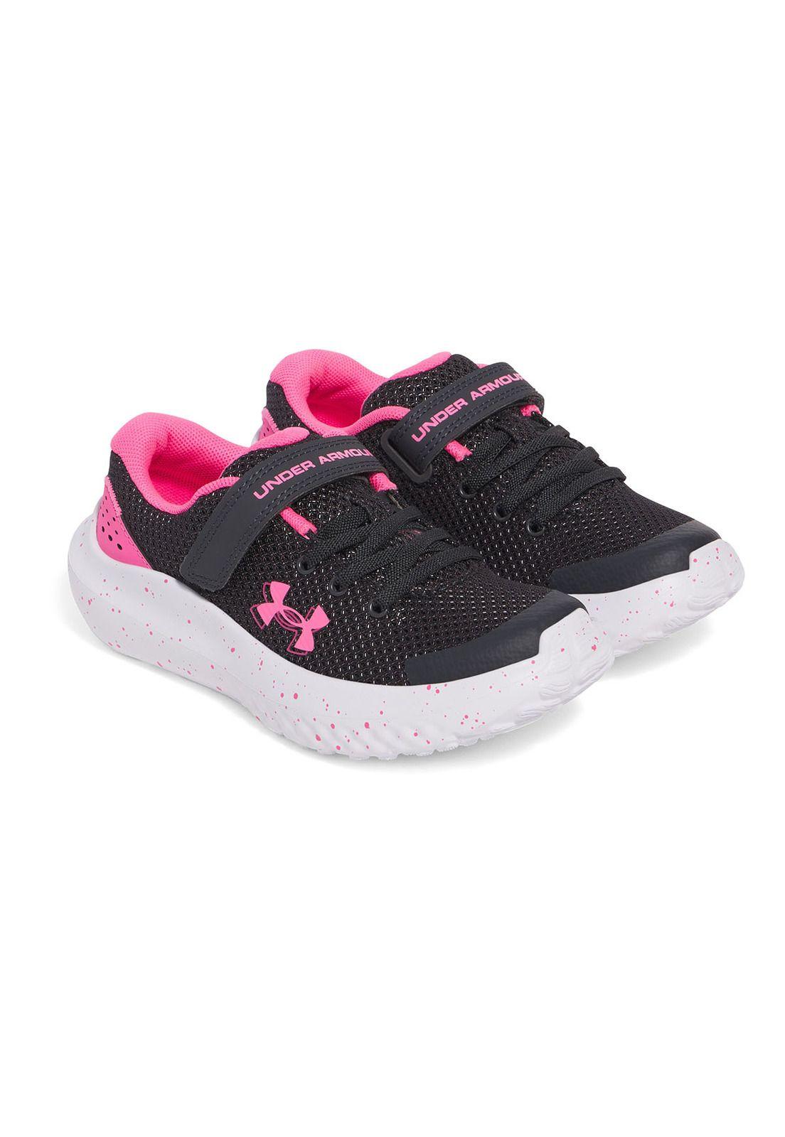Zapatillas run Surge 4 ac para niñas Negro-5