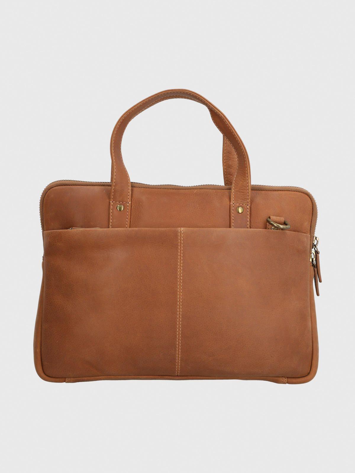 Maletin Cuero Unisex Th Freddie Café-2