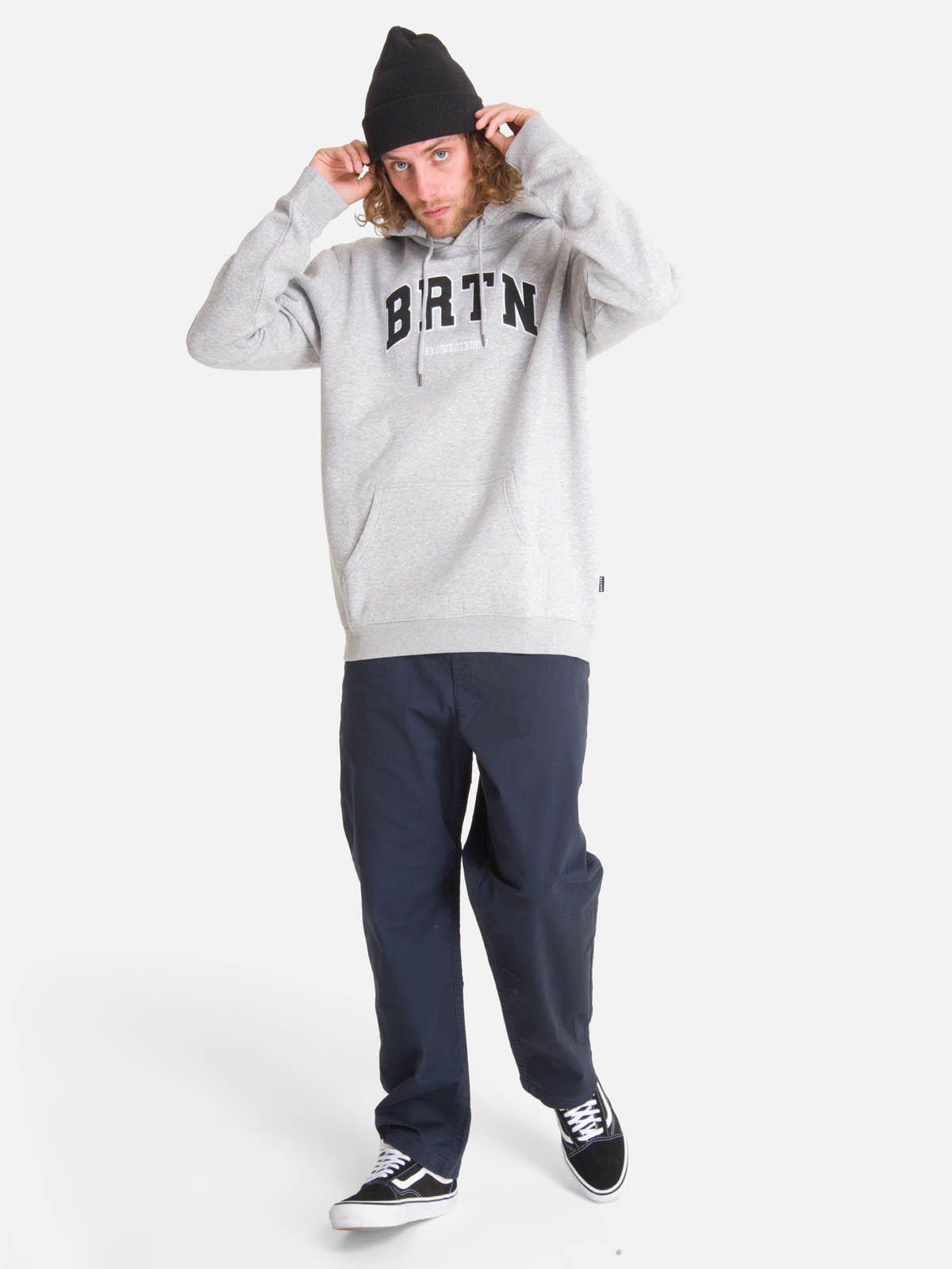 Polerón Hombre College Hoodie Gris-3