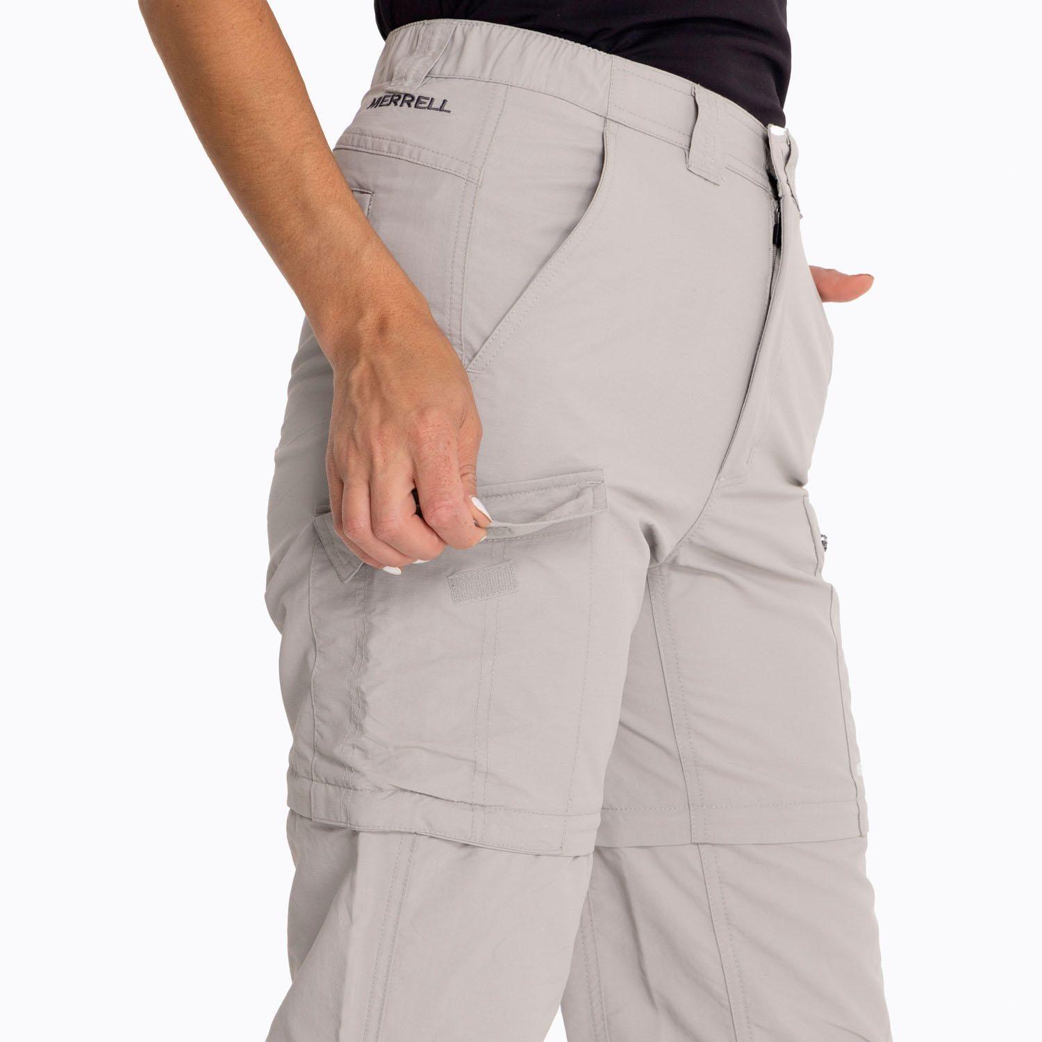 Pantalón Mujer Detach Pocket Gris-1