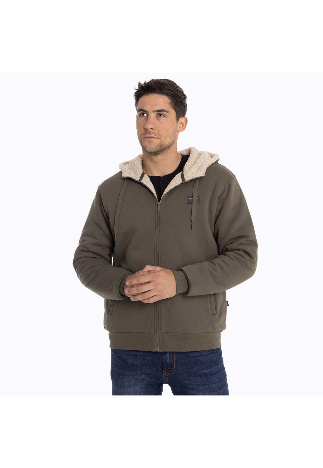 Poleron Hombre Gilla Café oscuro Merrell-0