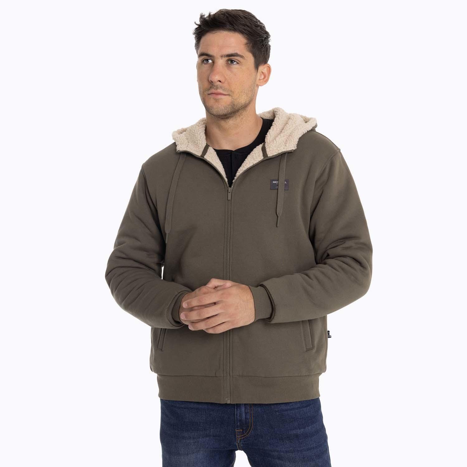 Poleron Hombre Gilla Café oscuro Merrell-0