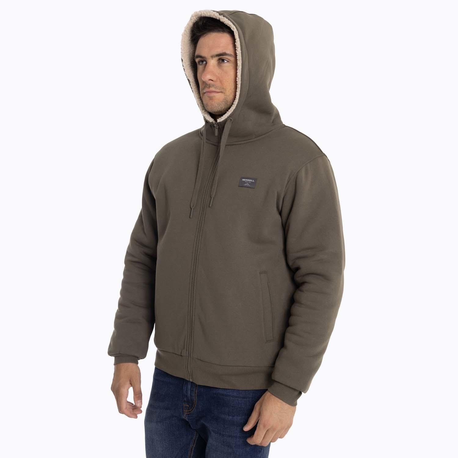 Poleron Hombre Gilla Café oscuro Merrell-7
