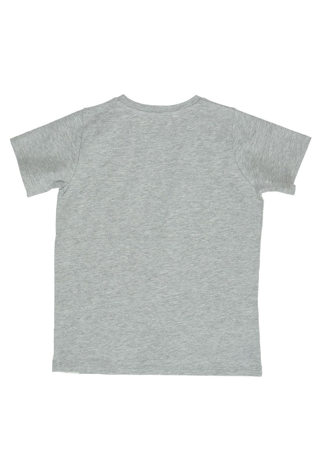Polera M/C Niña Sneakers Gris-1