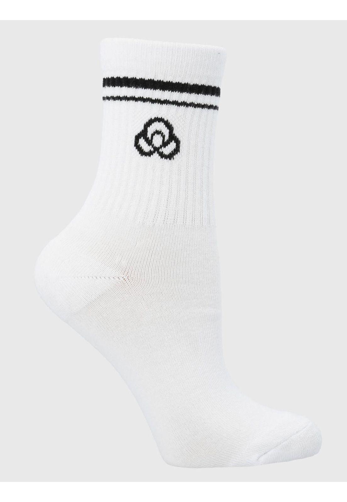 Pack 2 Calcetines Mujer Quarter Blanco-2