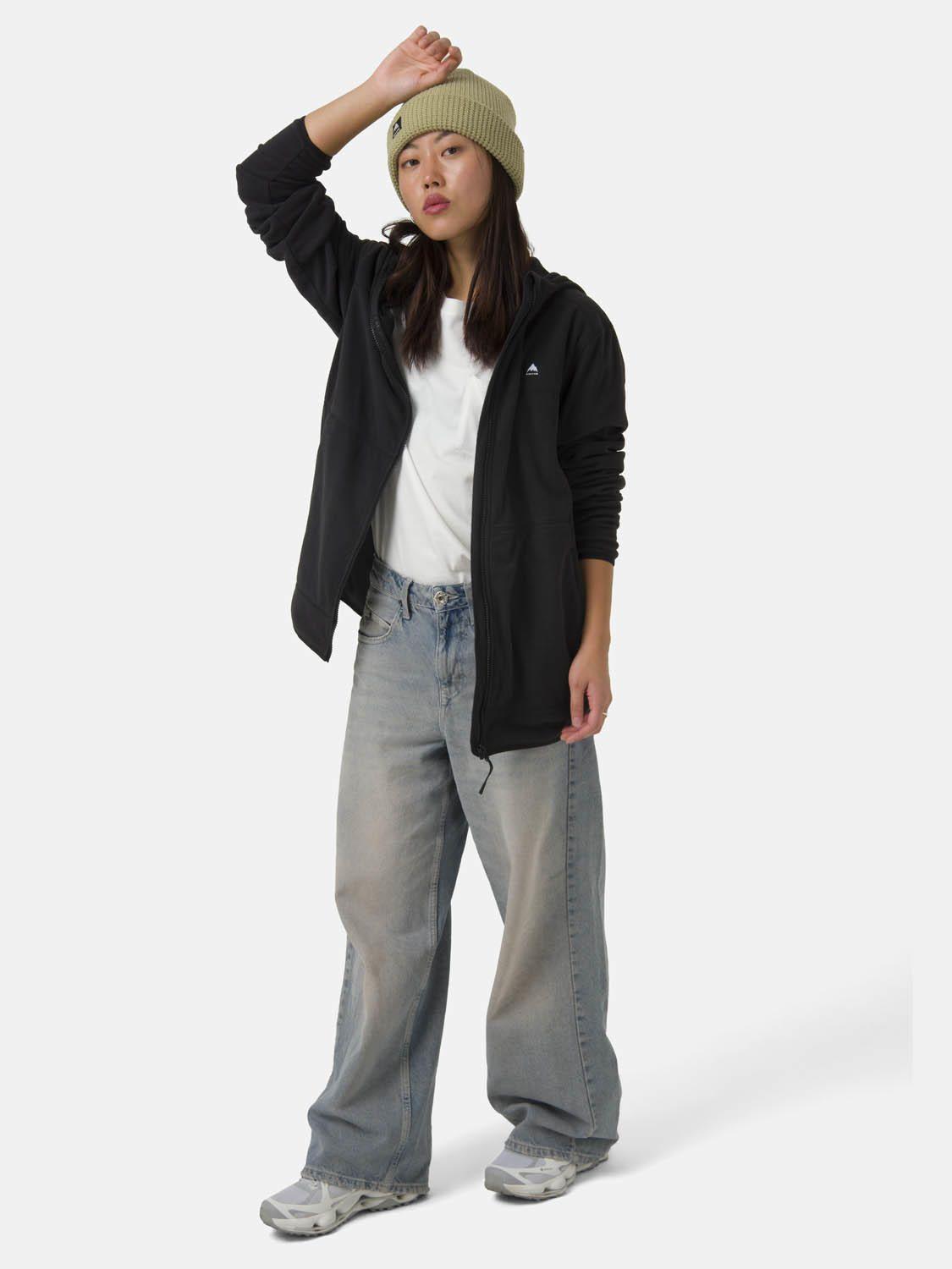 Polerón Unisex Full Zipper Hexagonal Gris -1