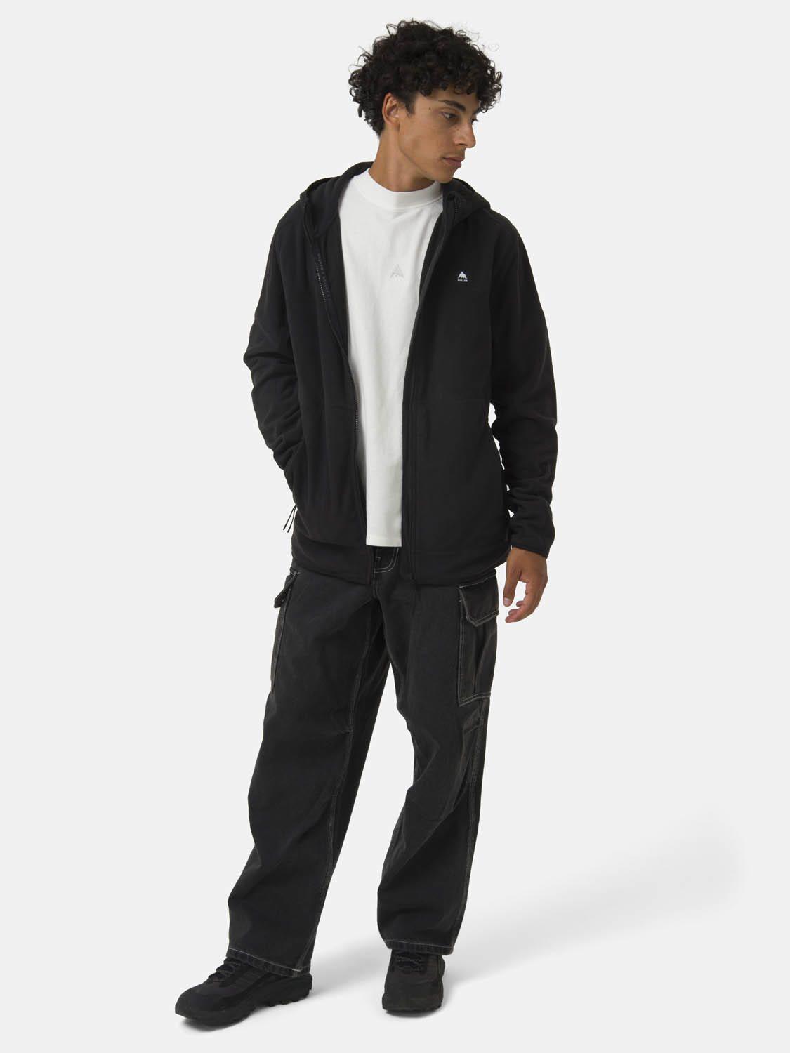 Polerón Unisex Full Zipper Hexagonal Gris -4