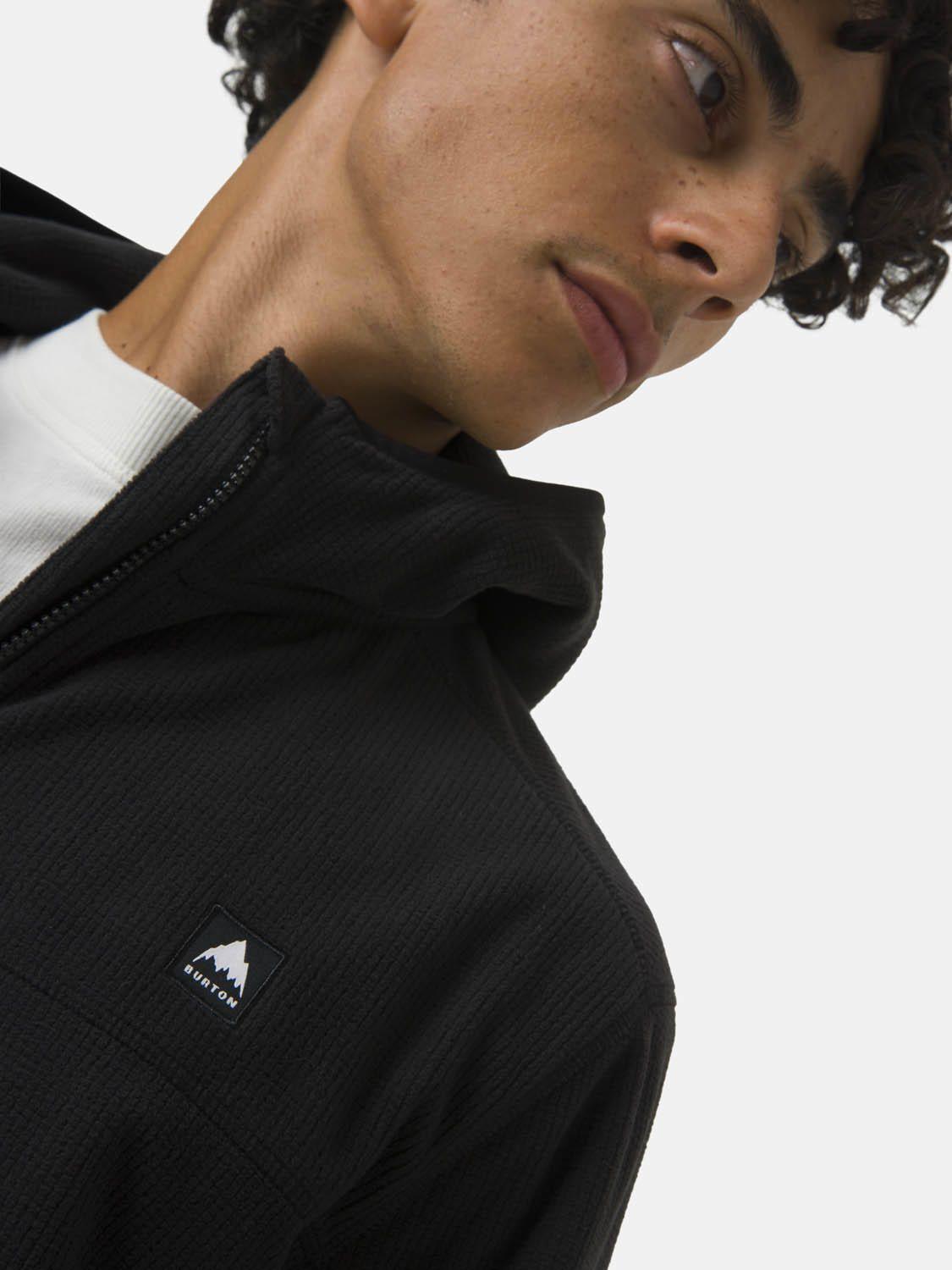 Polerón Unisex Full Zipper Hexagonal Gris -5