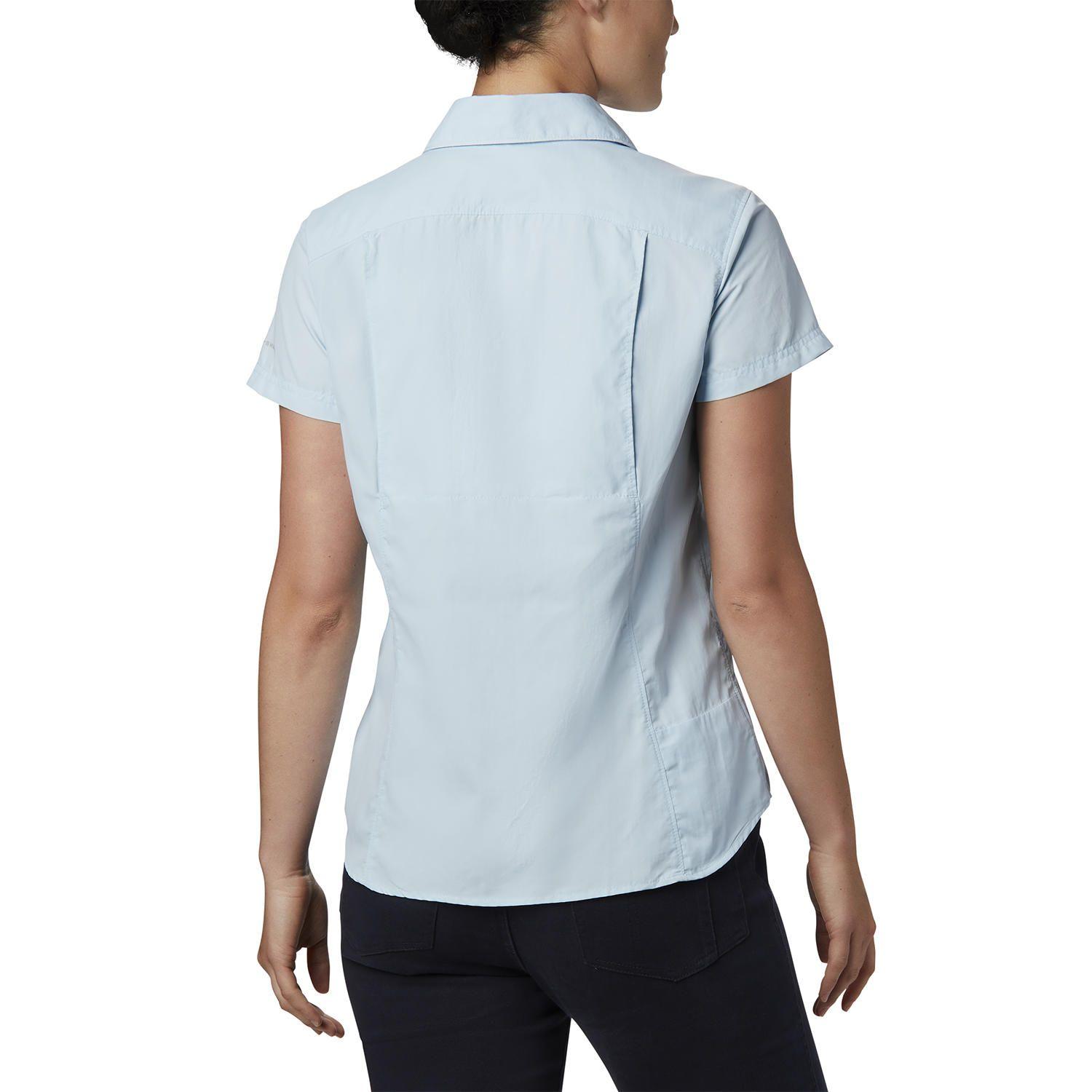 Polera Nylon Mujer Silver Ridge 2 Short Azul-1