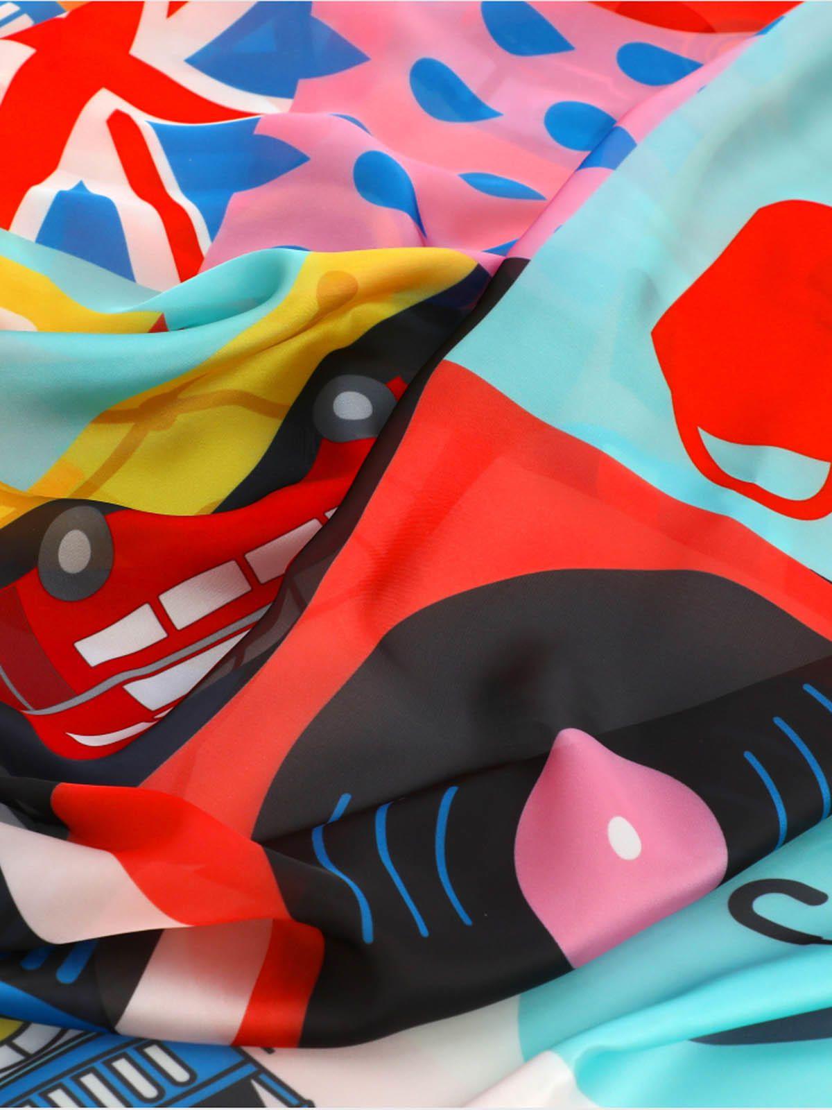 Pañuelo  Mujer Hp Scarf London Multicolor-2