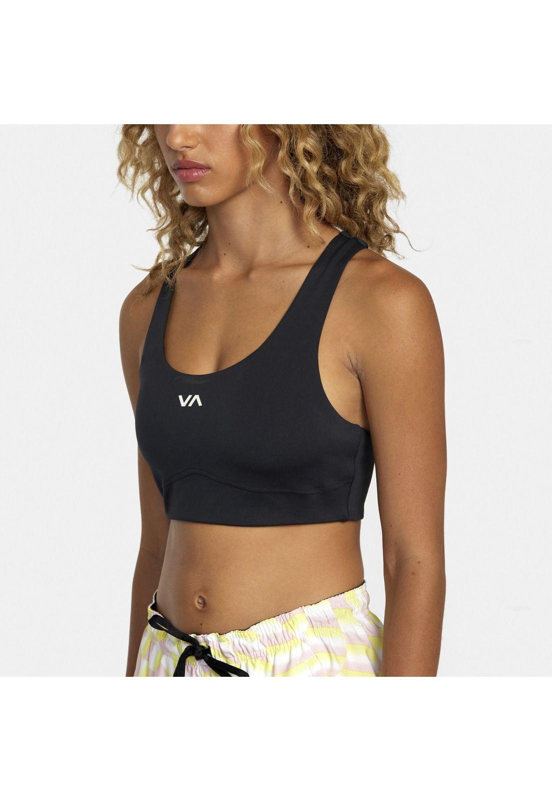 Peto Deportivo Mujer Essential Bra J Tops Negro-3