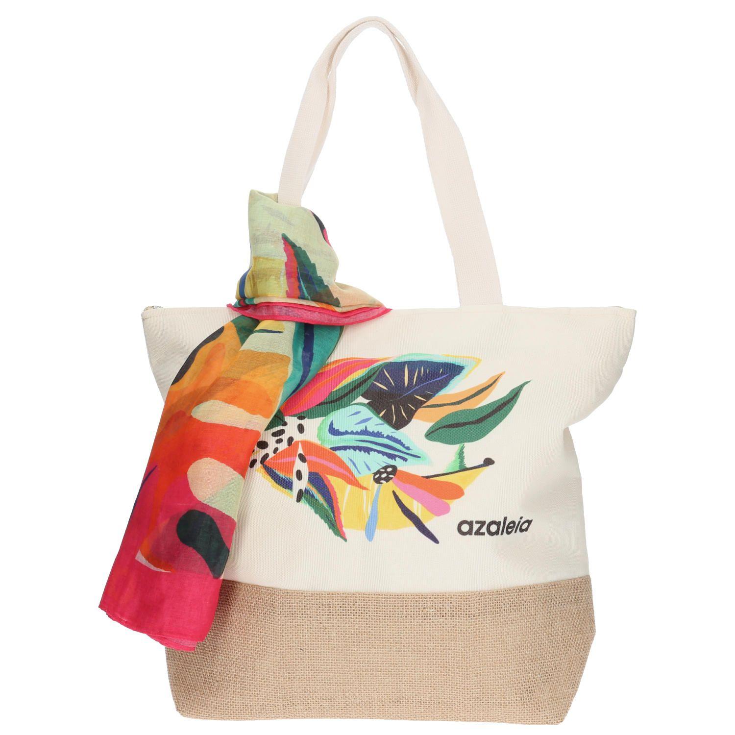 Set Bolso + Pareo Casual Rosado Mujer-0