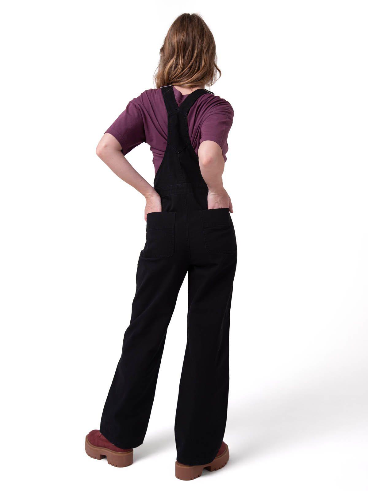 Jardinera Mujer Canvas Heritage Negro-1