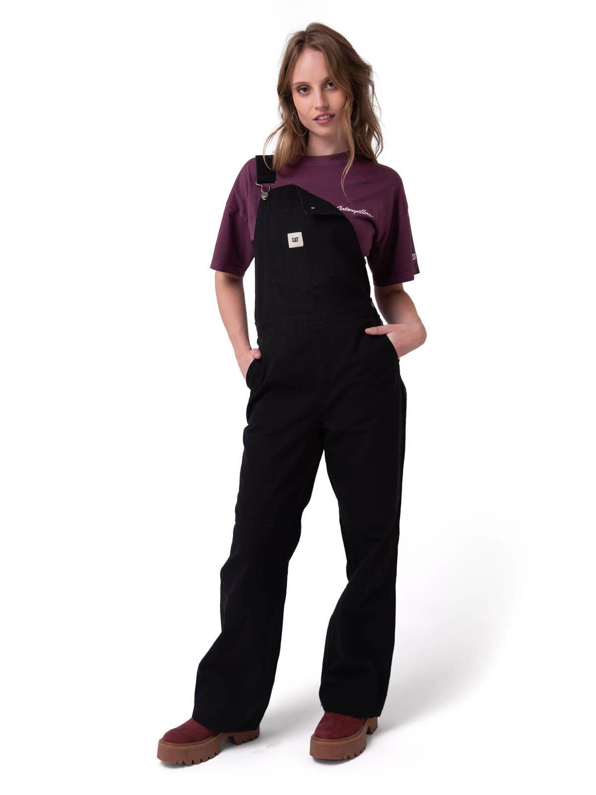 Jardinera Mujer Canvas Heritage Negro-6