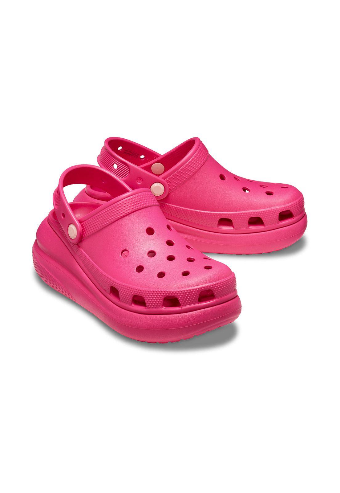 Zueco Crocs Mujer Crush Clog Rosado-3