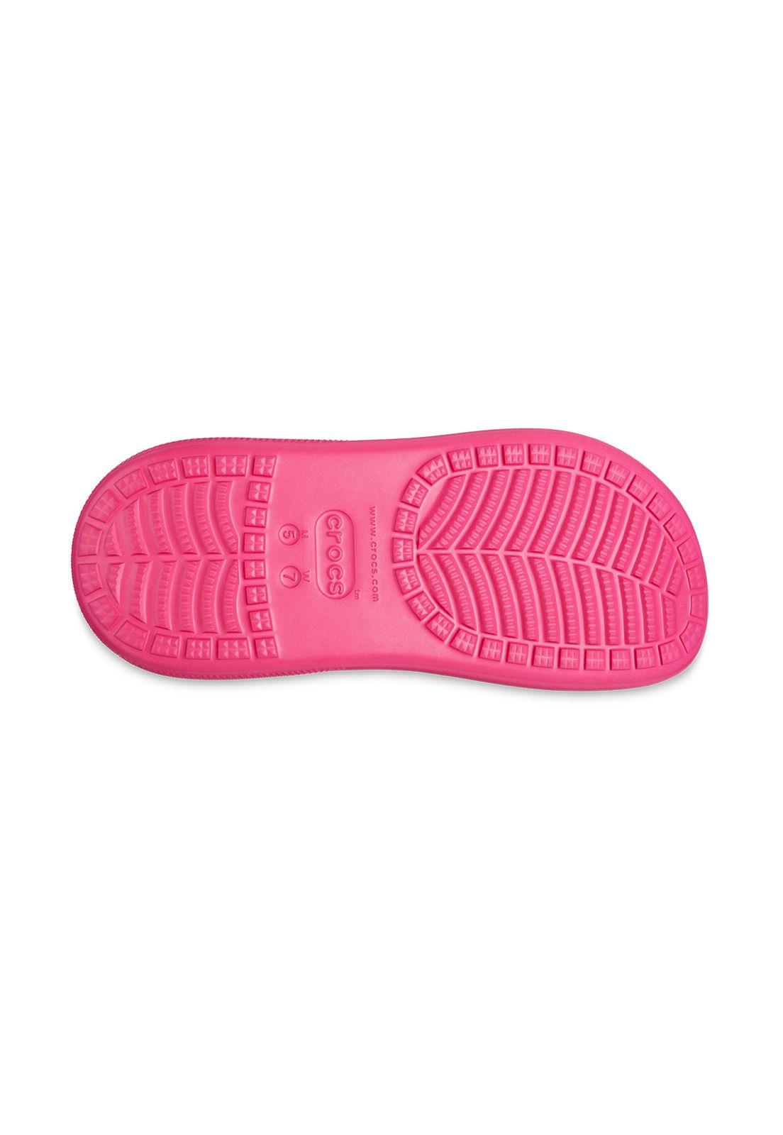 Zueco Crocs Mujer Crush Clog Rosado-5