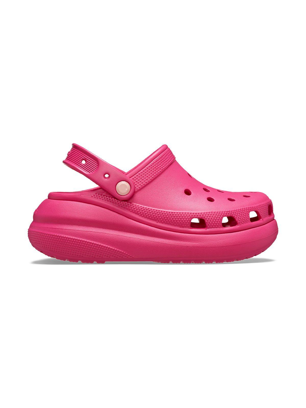 Zueco Crocs Mujer Crush Clog Rosado-0
