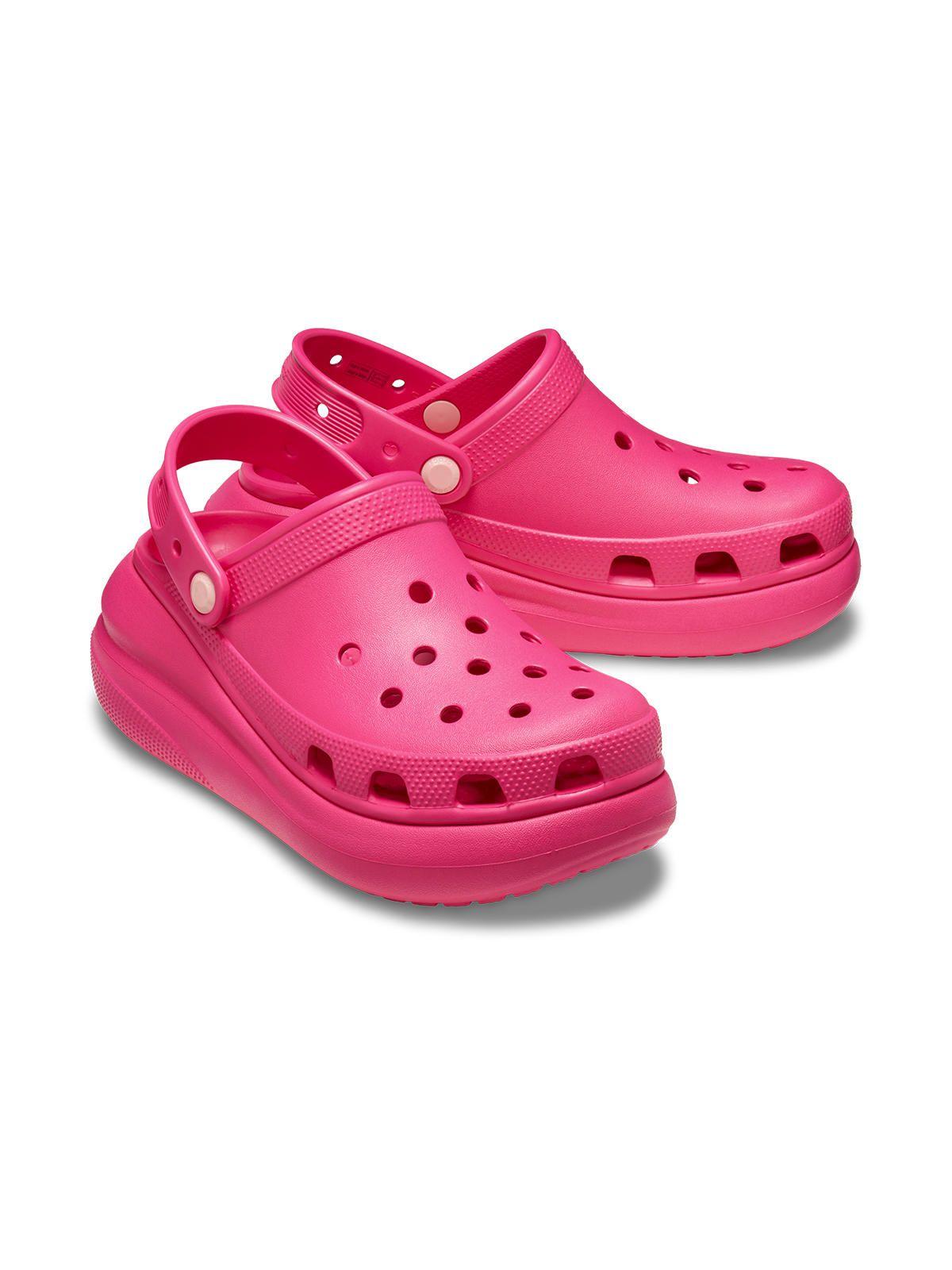 Zueco Crocs Mujer Crush Clog Rosado-3