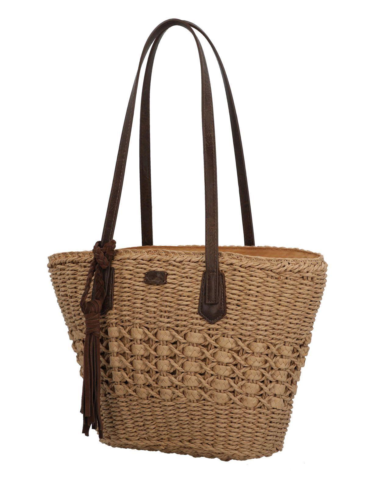 Cartera Papel Mujer Rkf Ivel Tote Beige -1