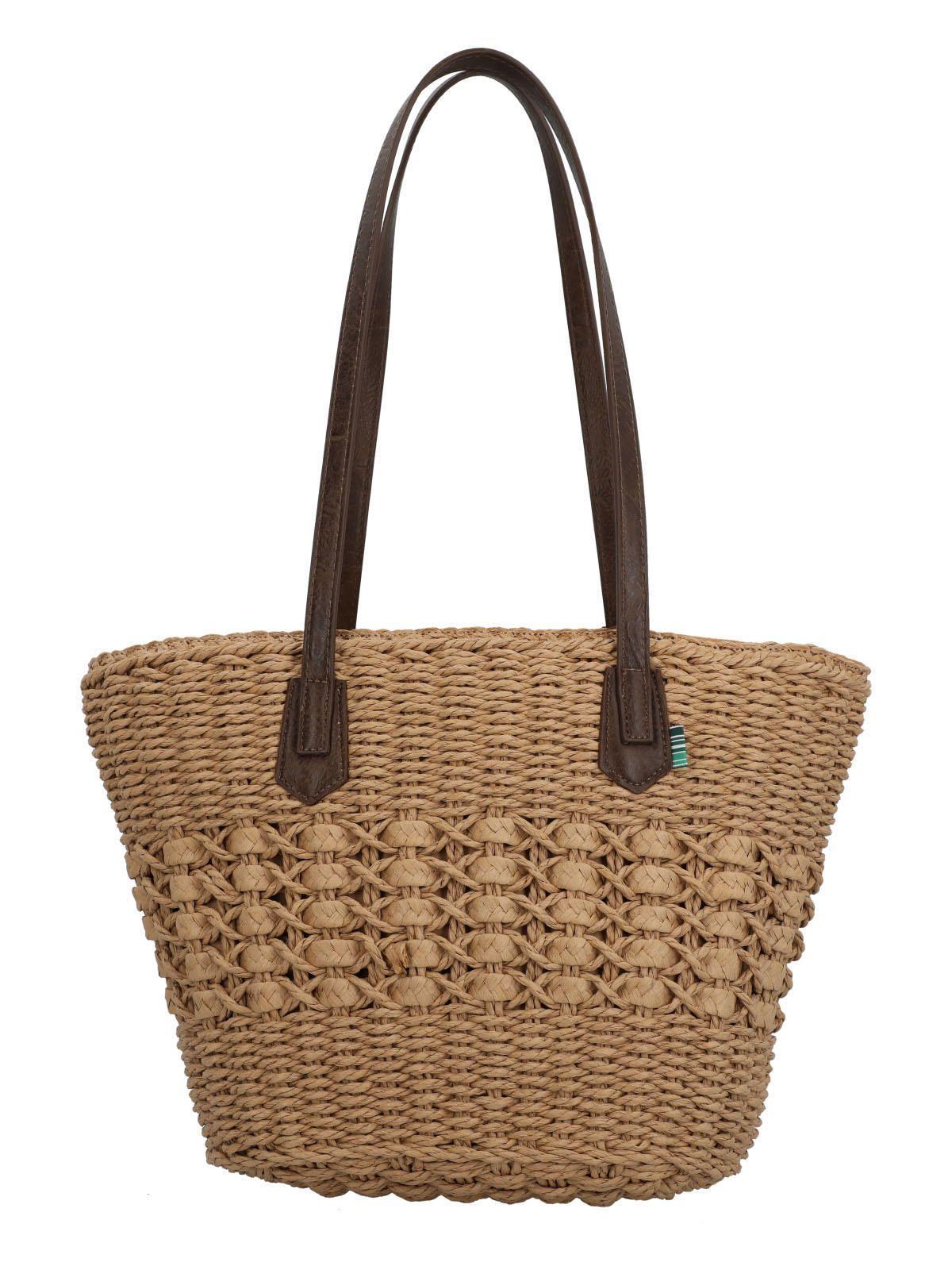 Cartera Papel Mujer Rkf Ivel Tote Beige -2