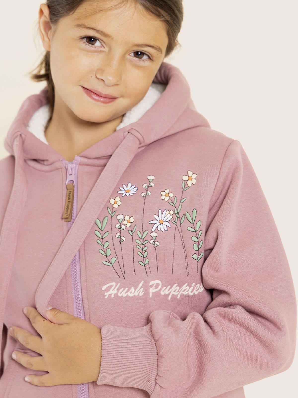 Poleron Lupe Niña Rosado-3