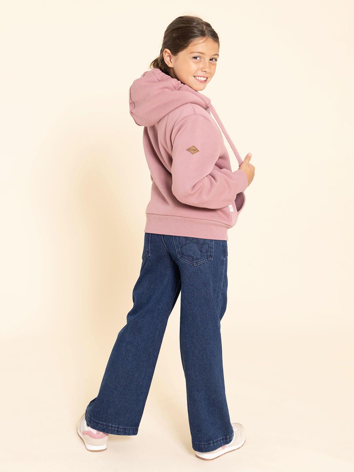 Poleron Lupe Niña Rosado-5