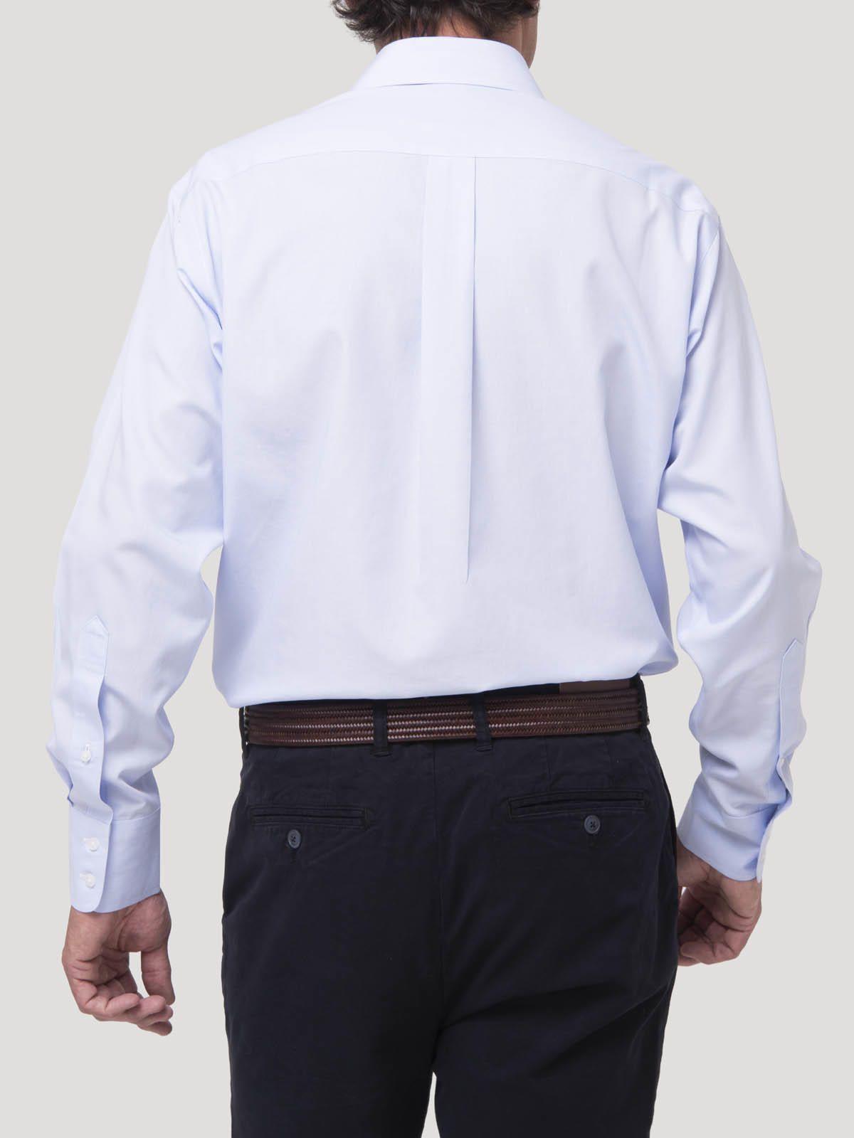 Camisa Cuello Italiano Hombre Wf Azulino-7