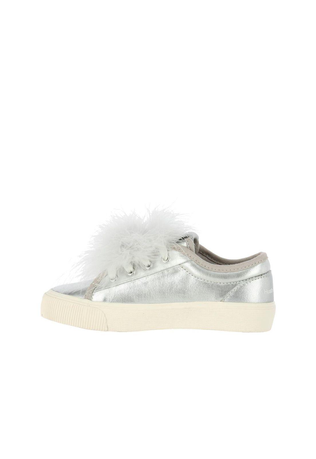 Zapatilla Nylon Rita Plateado-1
