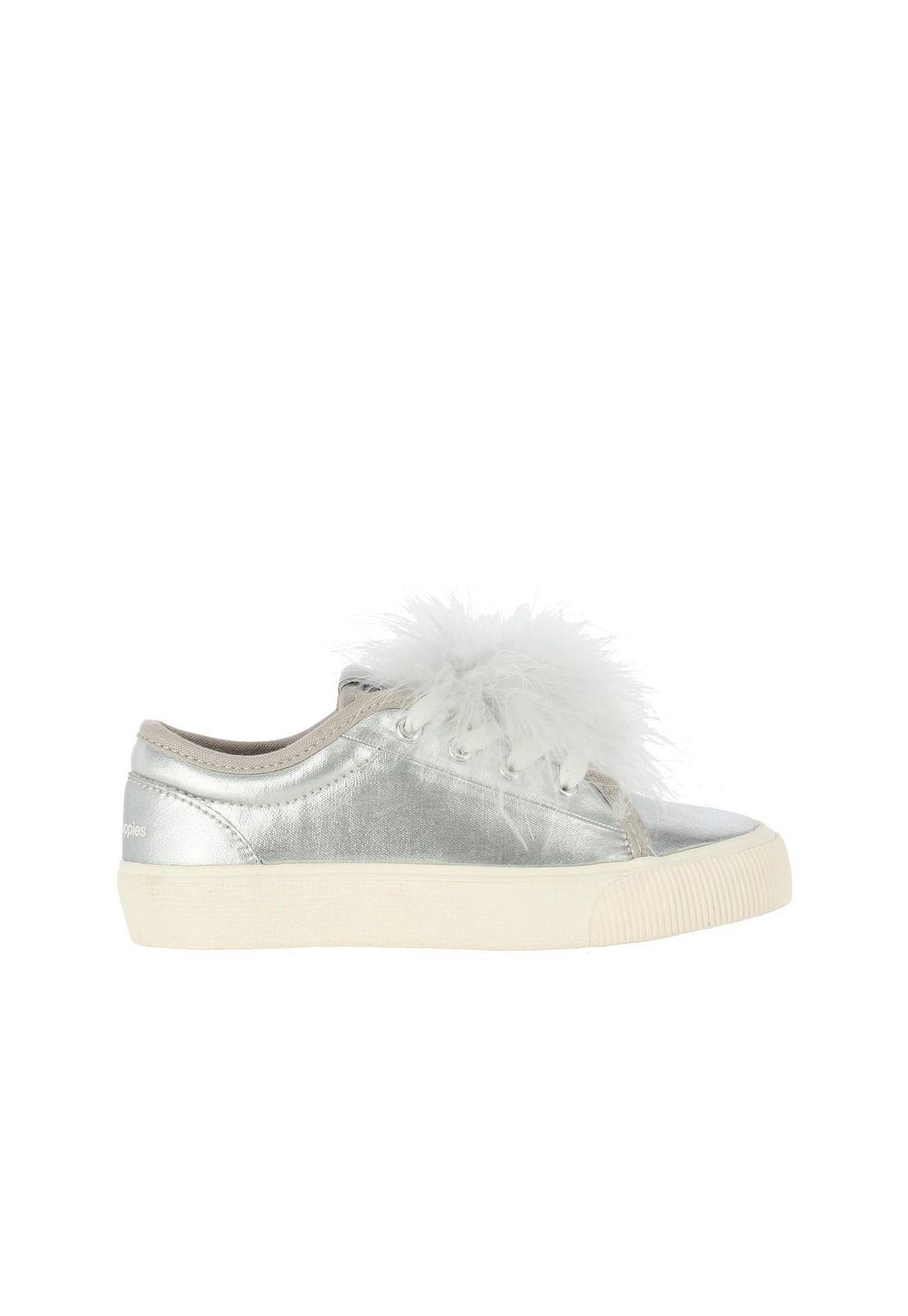 Zapatilla Nylon Rita Plateado-2