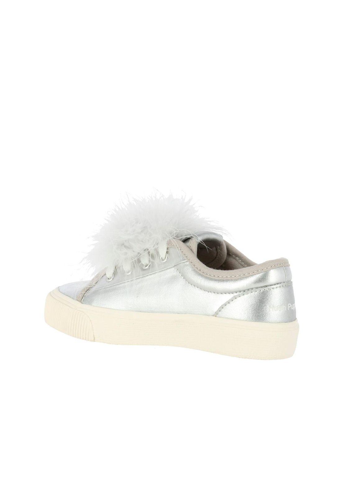 Zapatilla Nylon Rita Plateado-4