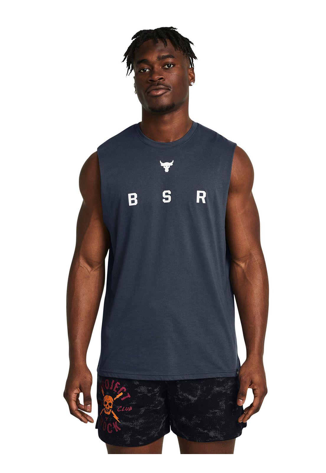 Polera sin mangas Project Rock hombre Gris-3