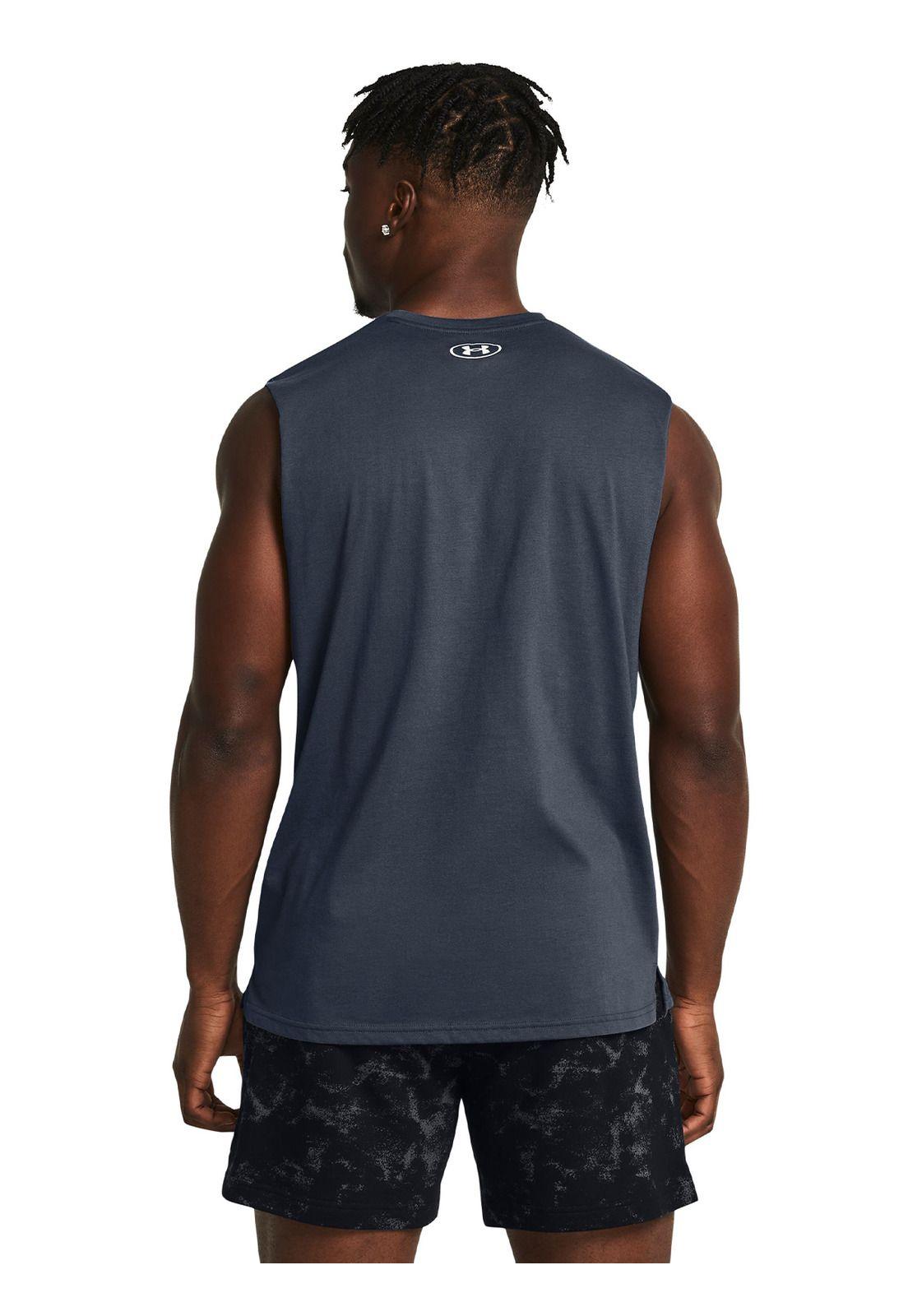Polera sin mangas Project Rock hombre Gris-4