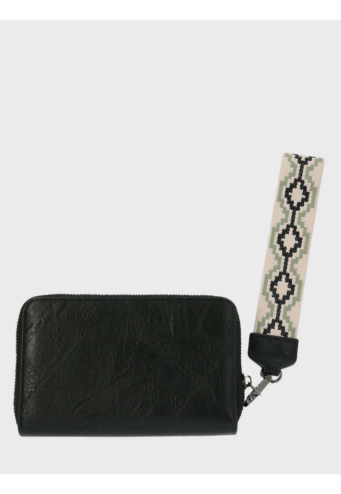 Billetera Ecocuero Negro Lynn Mujer-1