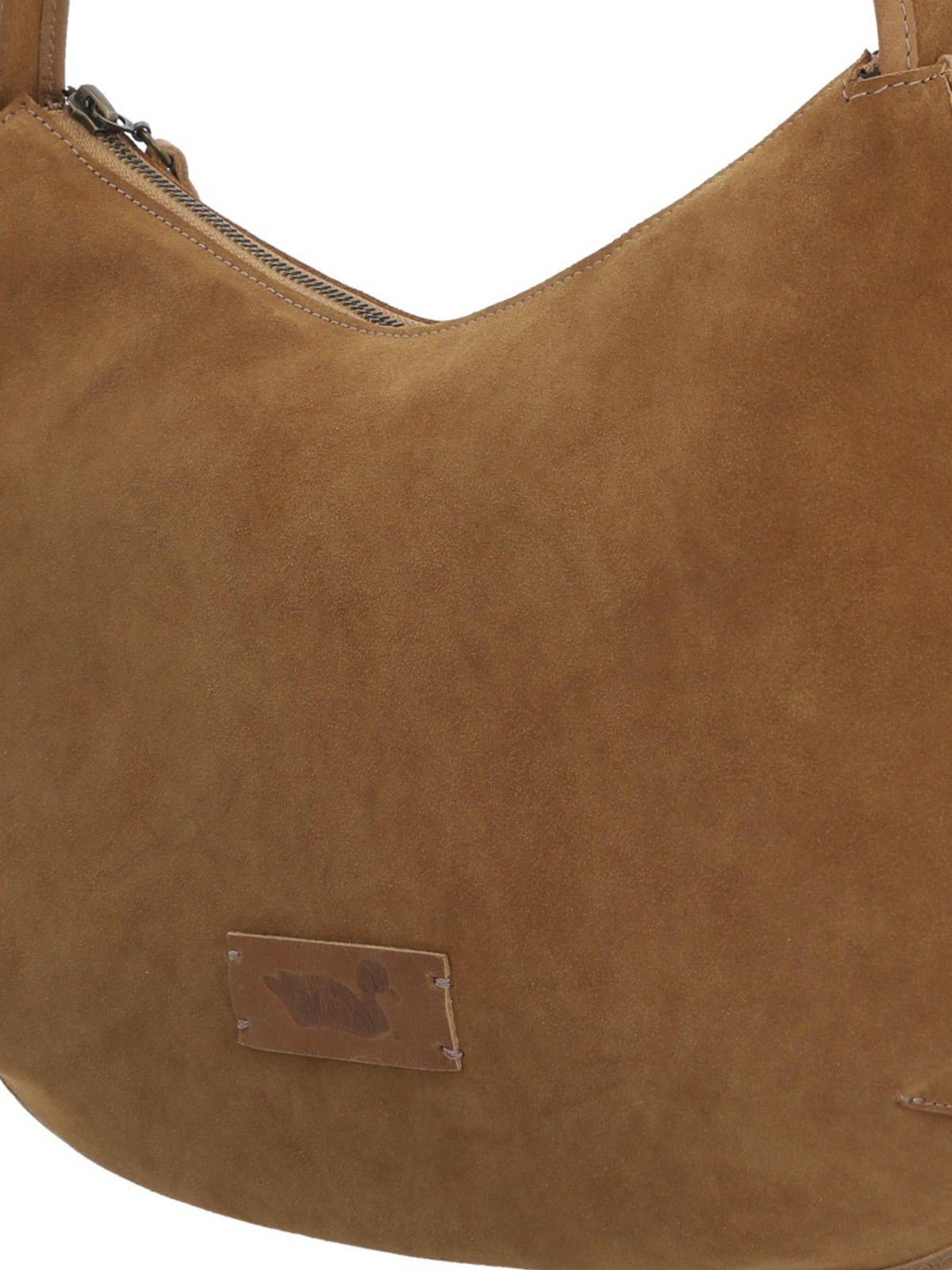 Cartera Cuero Mujer Lara Hobo Caramelo-3