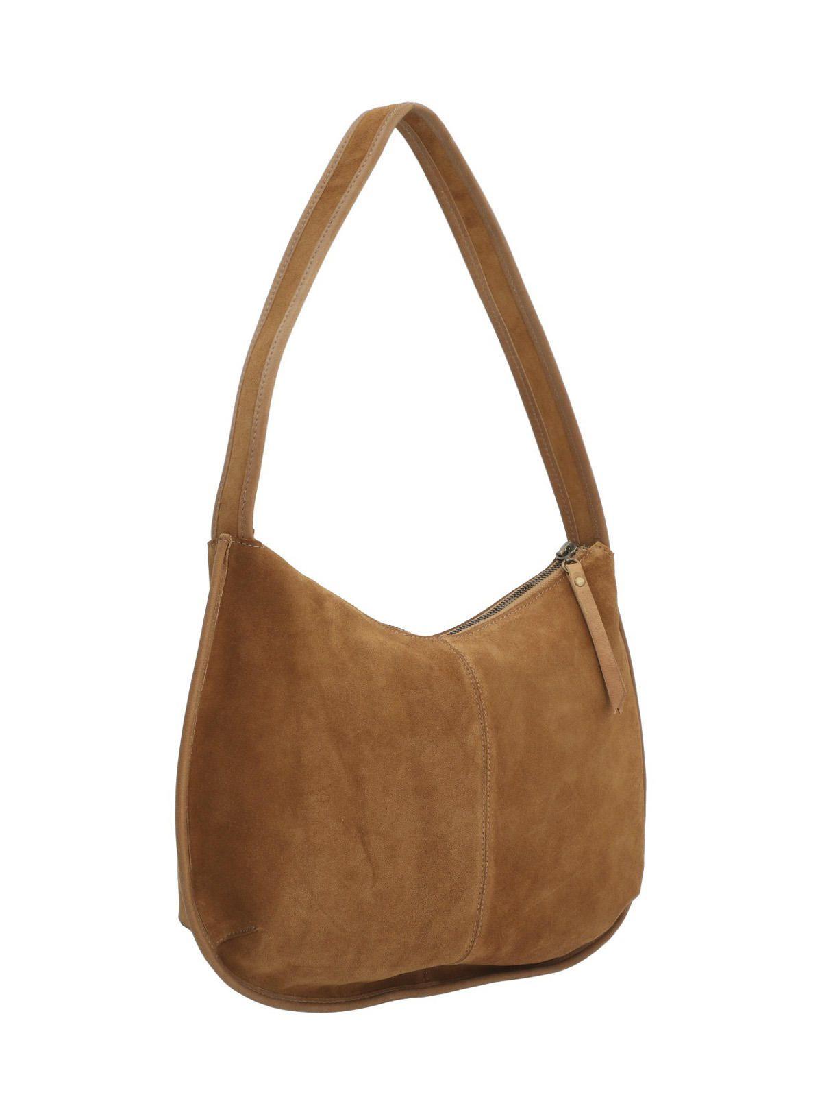 Cartera Cuero Mujer Lara Hobo Caramelo-4