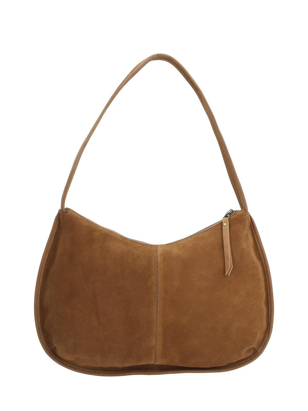 Cartera Cuero Mujer Lara Hobo Caramelo-5