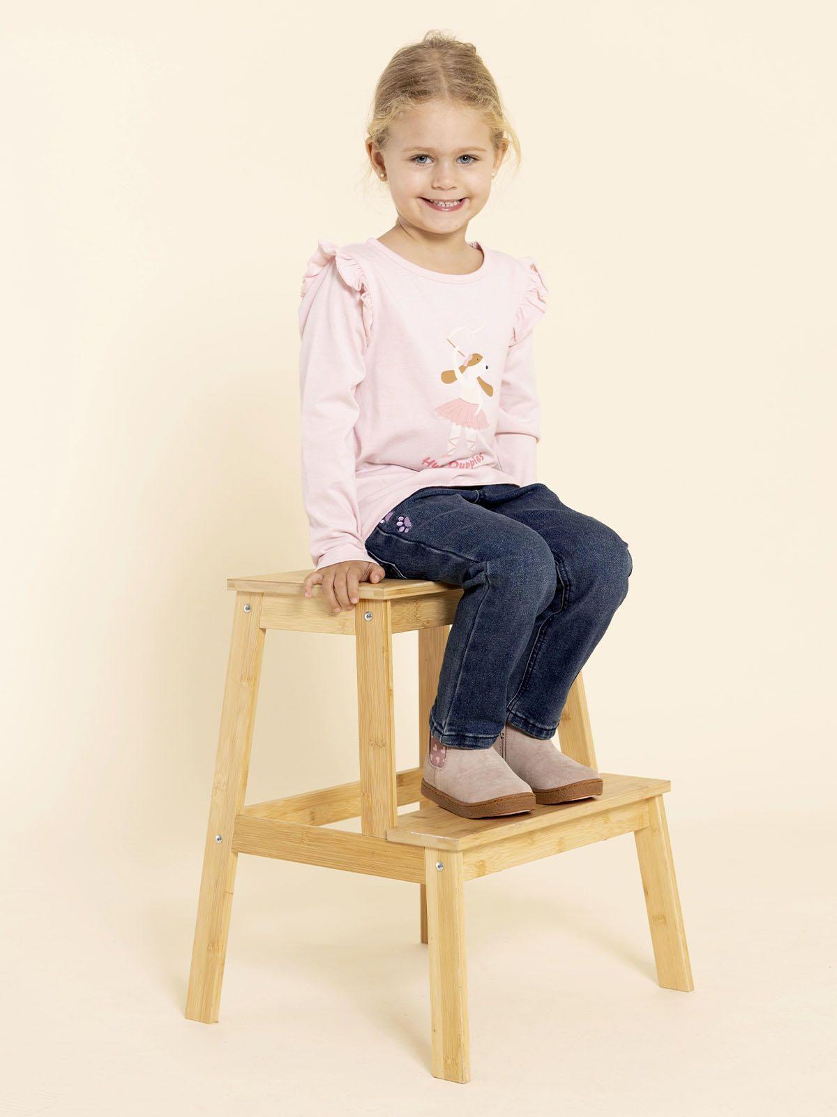 Botin Cuero Piombino Niña Café-3