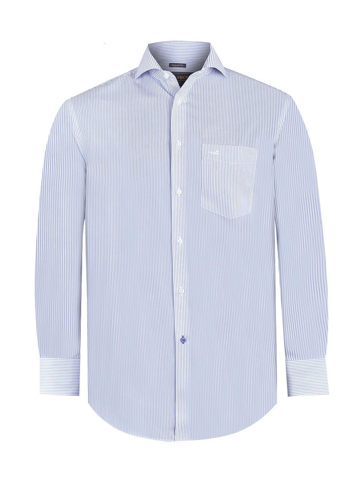 Camisa Cuello Italiano Celeste WF Hombre -1
