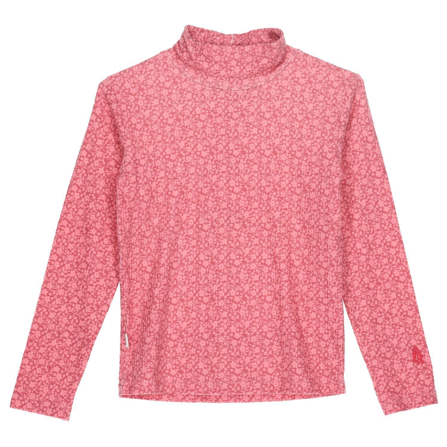 Polera M/L Niña Girasol Rojo-3