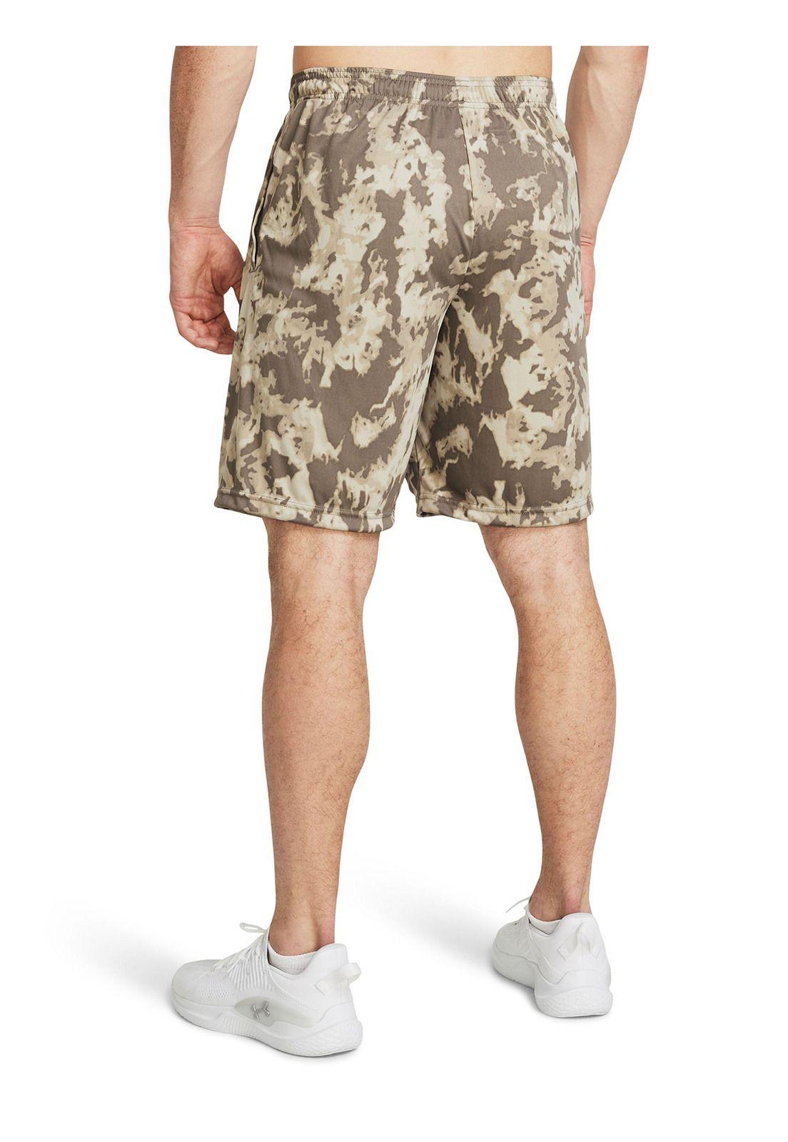 Shorts UA Tech para Hombre Café-1