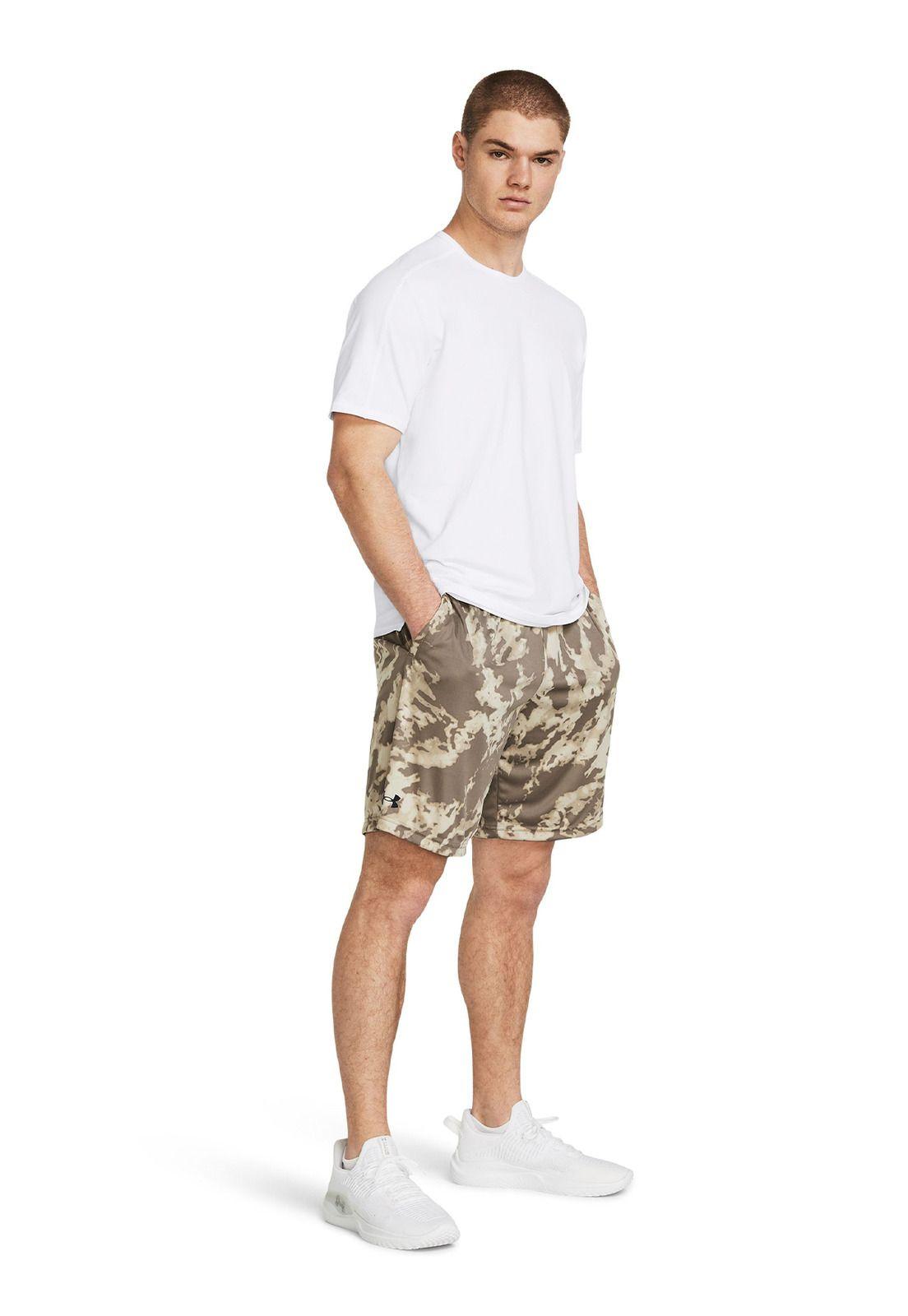 Shorts UA Tech para Hombre Café-3