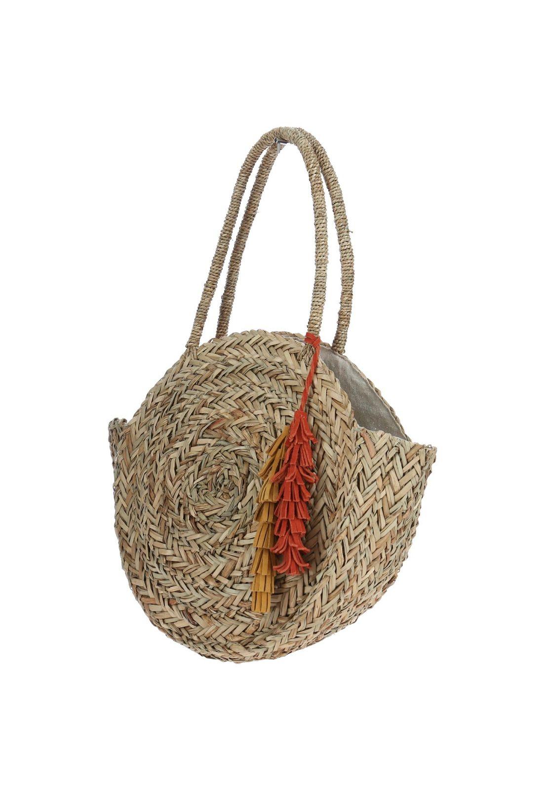 Cartera Rafia Moss Tote-2